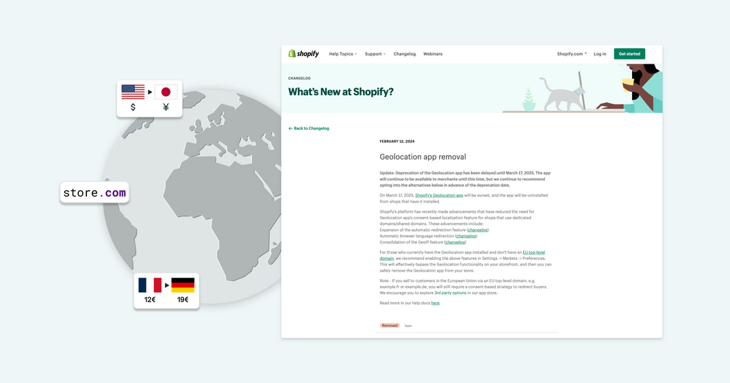 Shopify’s Geolocation App is Sunset: What It Means for Your Store