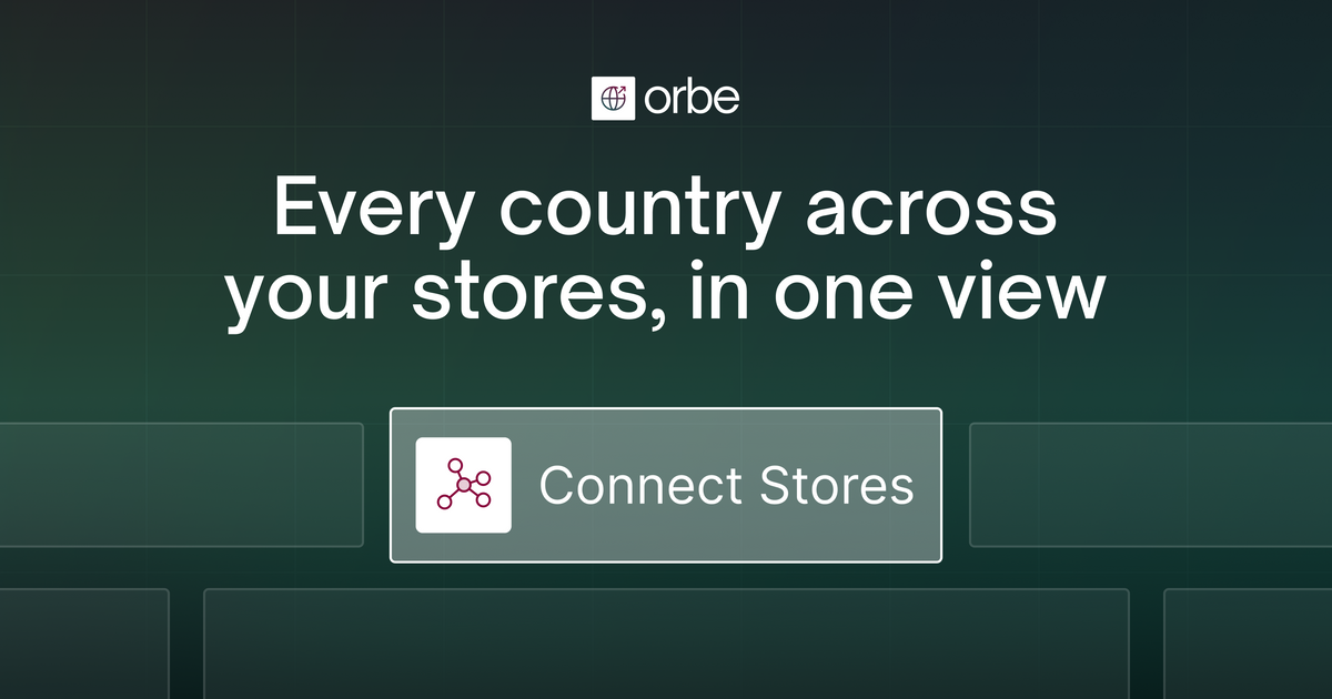 Connect stores, redesigned
