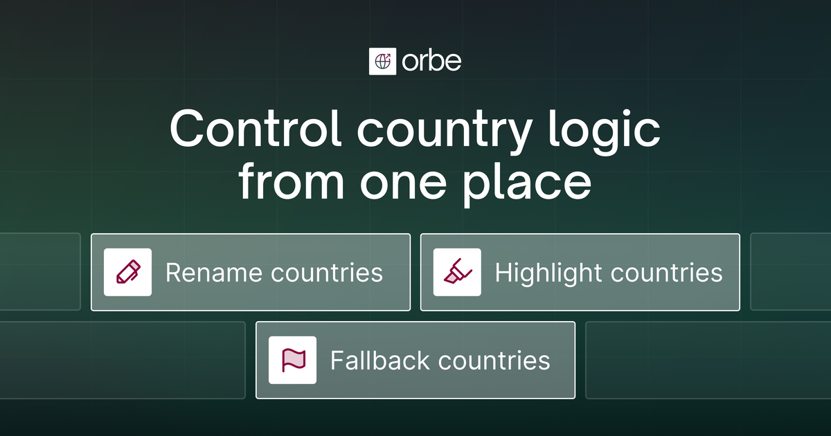 Countries Preferences