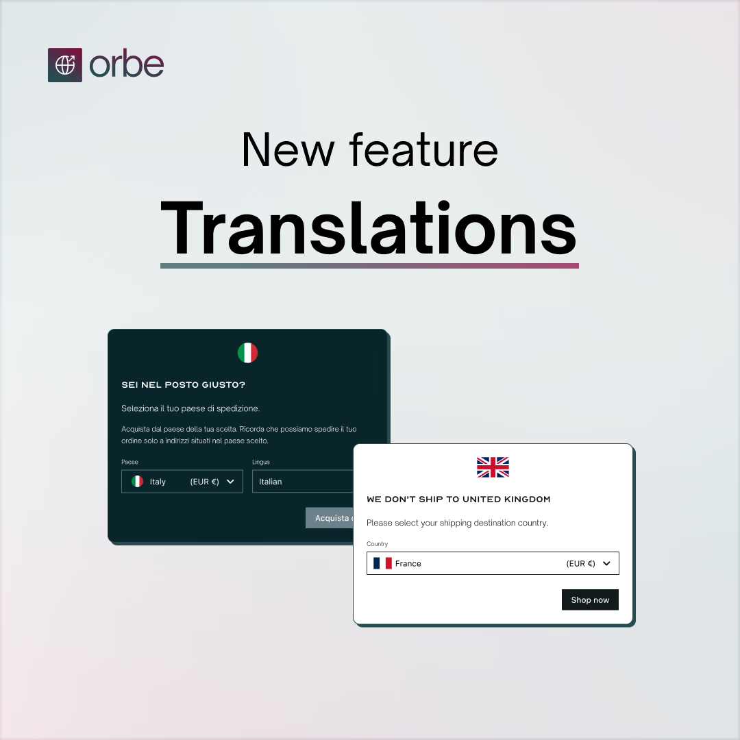 New feature: Translations
